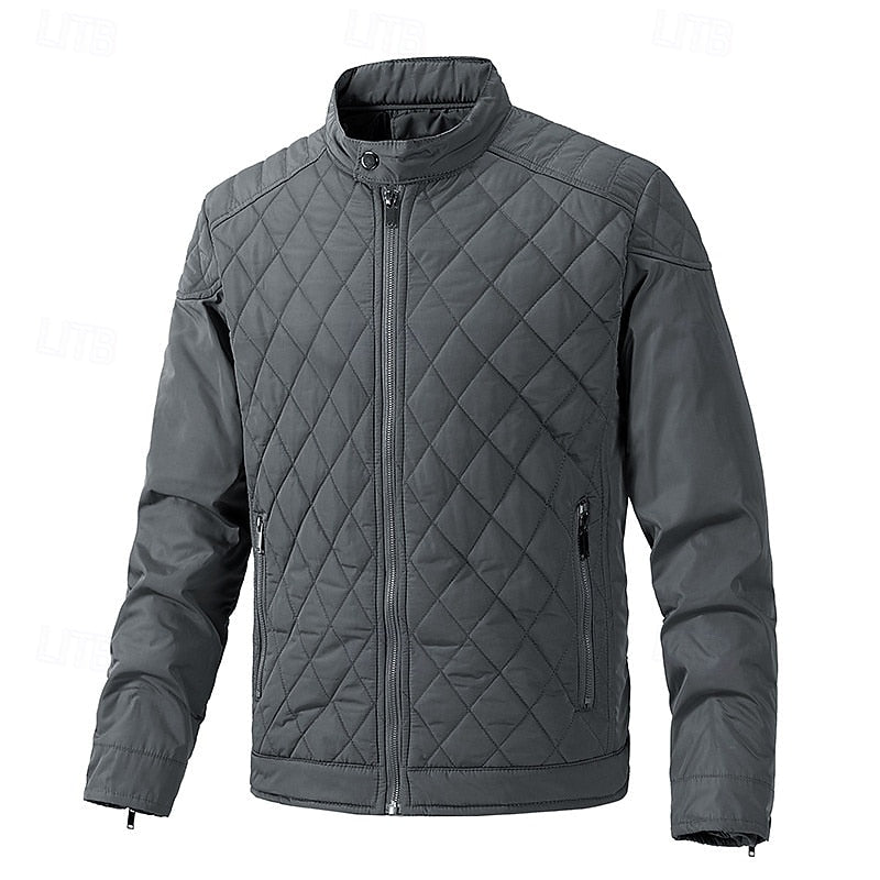 Corvald | Herren Steppjacke mit Stehkragen - Black - Image 13