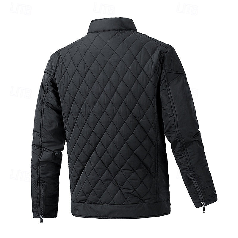 Corvald | Herren Steppjacke mit Stehkragen - Black - Image 2