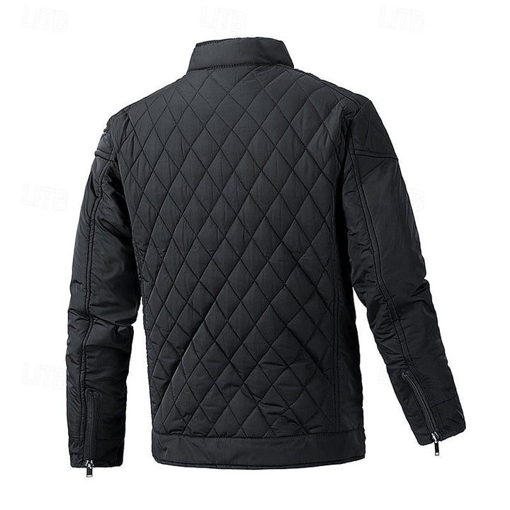 Corvald | Herren Steppjacke mit Stehkragen - Black - Image 2
