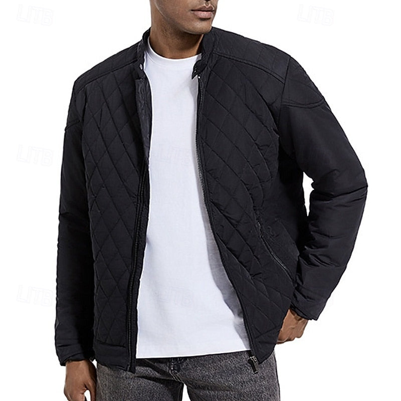 Corvald | Herren Steppjacke mit Stehkragen - Black - Image 6