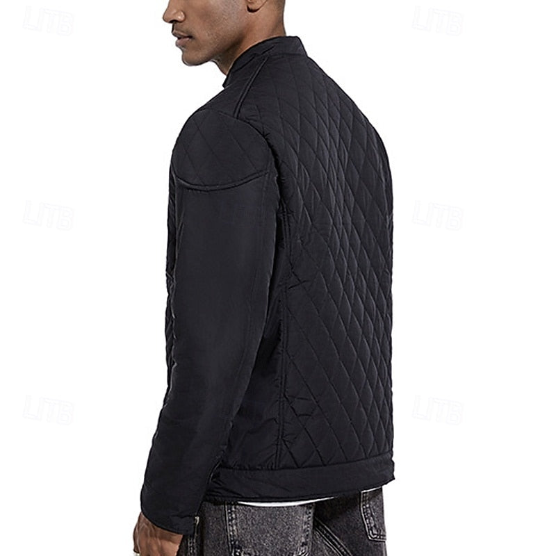Corvald | Herren Steppjacke mit Stehkragen - Black - Image 7