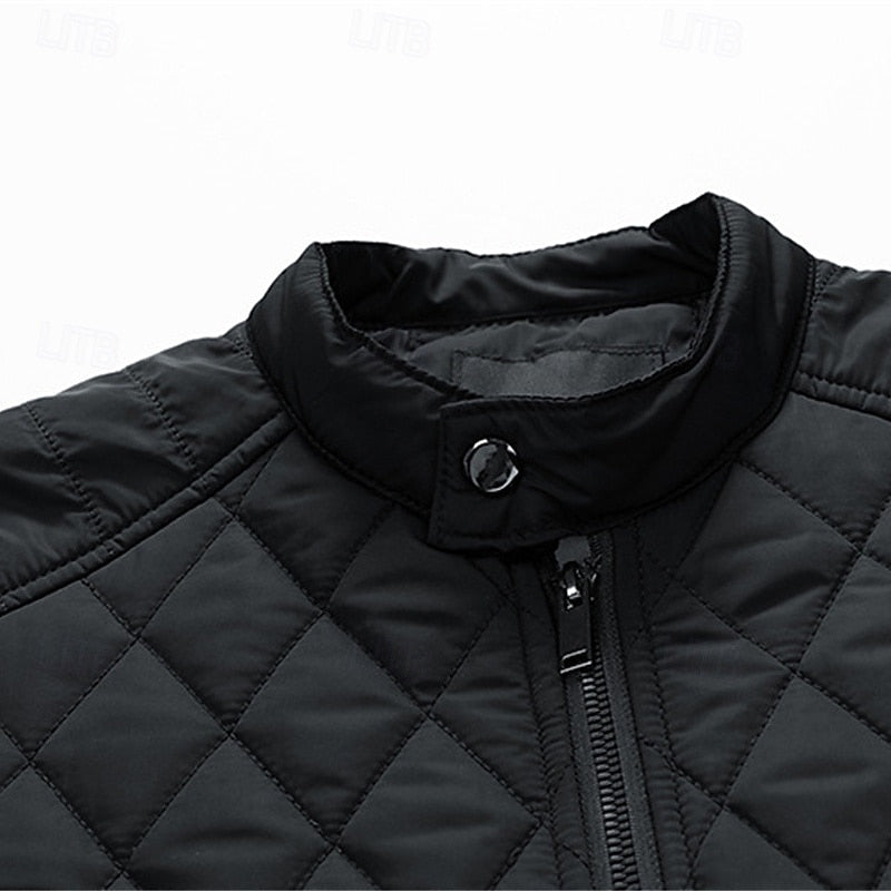 Corvald | Herren Steppjacke mit Stehkragen - Black - Image 8