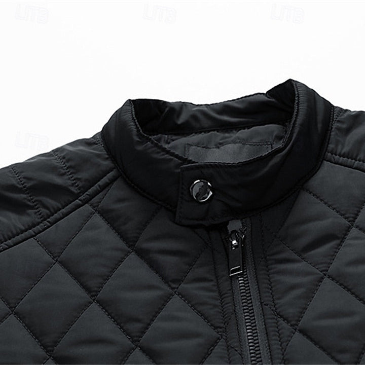 Corvald | Herren Steppjacke mit Stehkragen - Black - Image 8
