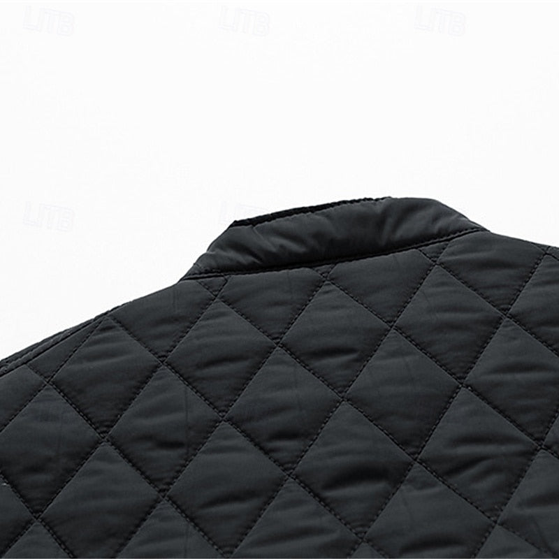 Corvald | Herren Steppjacke mit Stehkragen - Black - Image 9