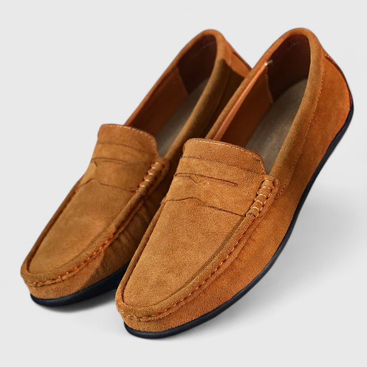 Corvath | Herren Wildleder Slipper Blau - Royal Blue - Image 12