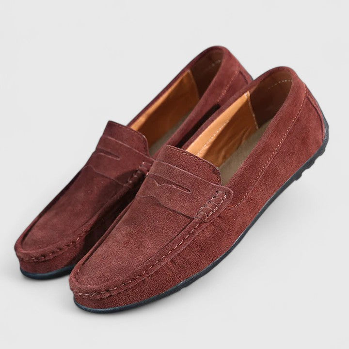 Corvath | Herren Wildleder Slipper Blau - Royal Blue - Image 4