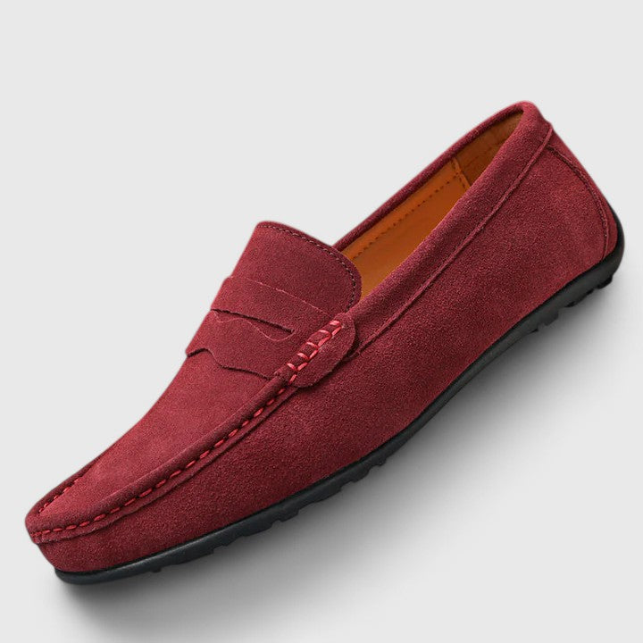 Corvath | Herren Wildleder Slipper Blau - Royal Blue - Image 6