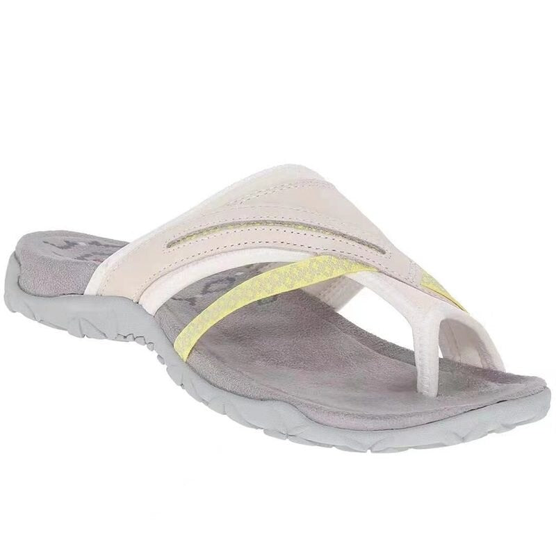 Melody | Damen Zehensteg Sandalen Flach Sportlich Sommer