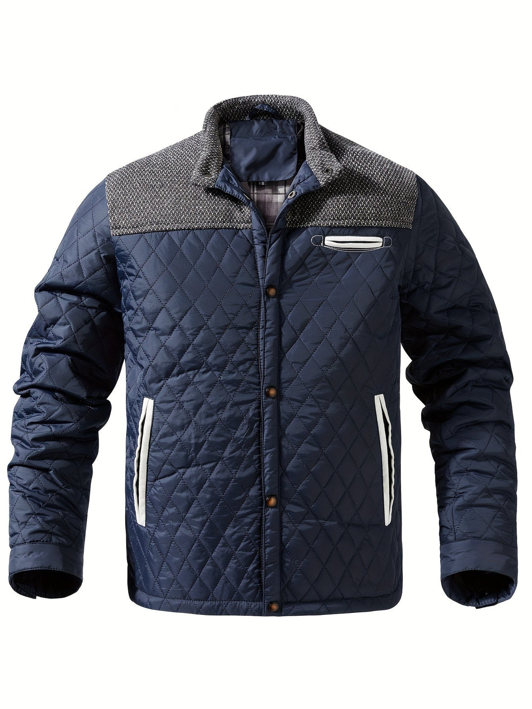 Wendelin | Herren Steppjacke mit Stehkragen - Olive Green - Image 21