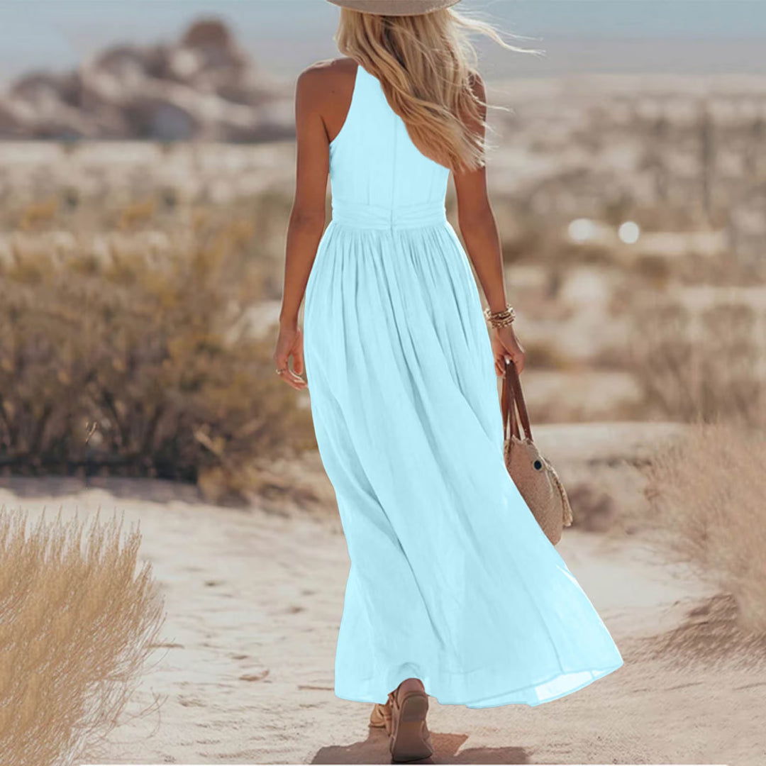 Cordua | Damen Neckholder Maxi Kleid