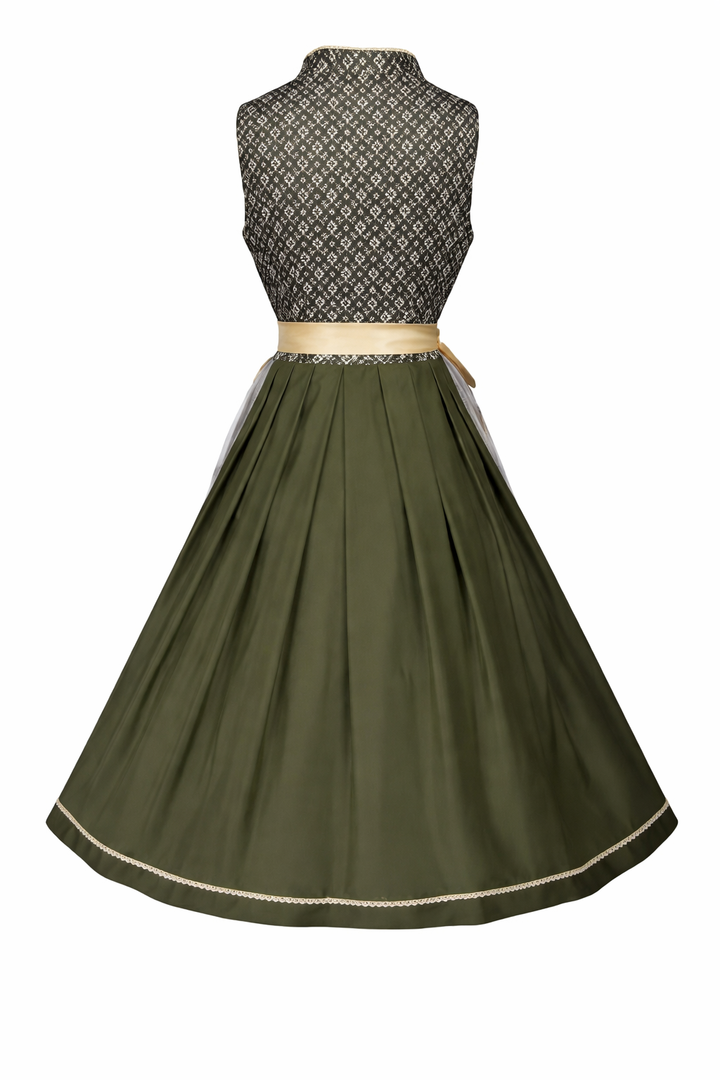 Lieselotte | Damen Dirndl Oktoberfest Kleid mit Schürze - Black - Image 5