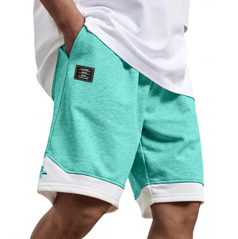 Dario | Herren Sweatshorts Relaxed Fit mit Kordelzug - Light Grey - Image 2
