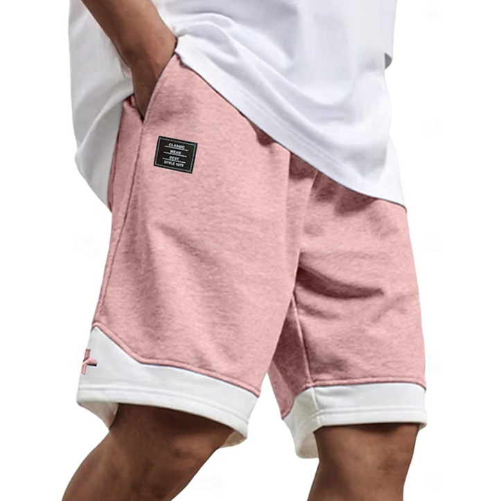 Dario | Herren Sweatshorts Relaxed Fit mit Kordelzug - Light Grey - Image 4