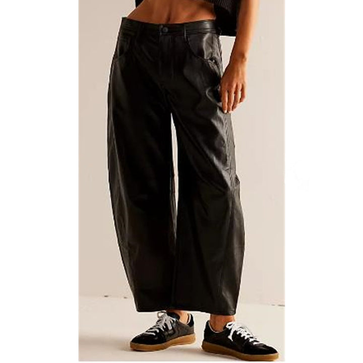 Fessa | Damen Barrel Jeans Low Waist Wide Leg