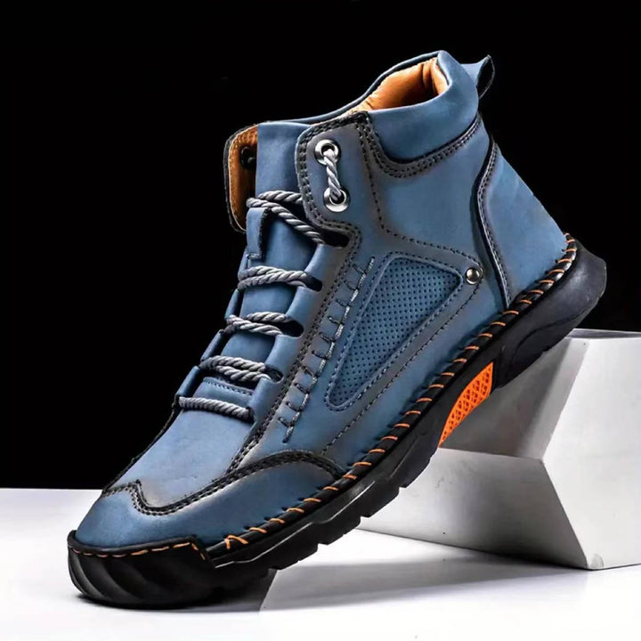 Ranger | Herren Outdoor Stiefel Leder, Schnür-Boots mit Profilsohle