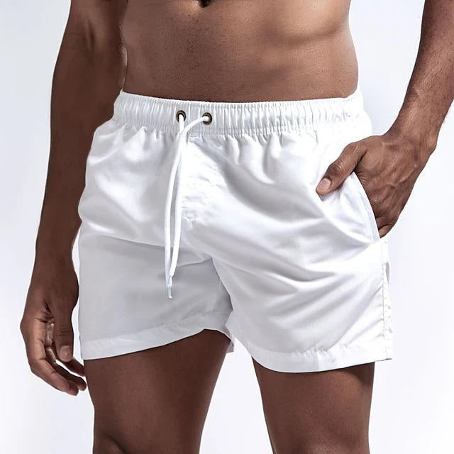 Kallo | Herren Badeshorts, Boardshorts mit Kordelzug Sommer
