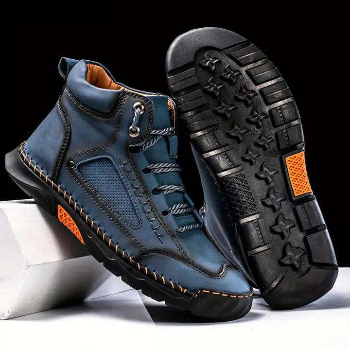 Ranger | Herren Outdoor Stiefel Leder, Schnür-Boots mit Profilsohle