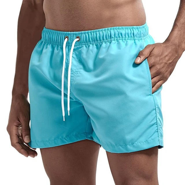 Kallo | Herren Badeshorts, Boardshorts mit Kordelzug Sommer