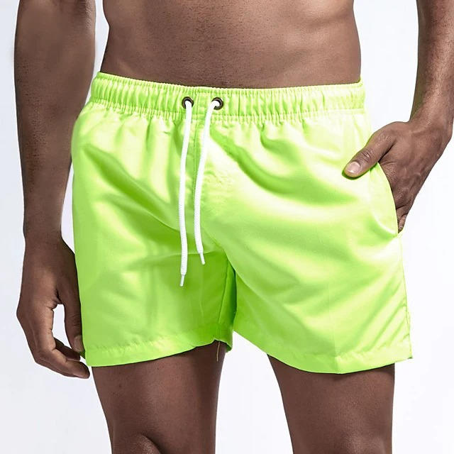 Kallo | Herren Badeshorts, Boardshorts mit Kordelzug Sommer