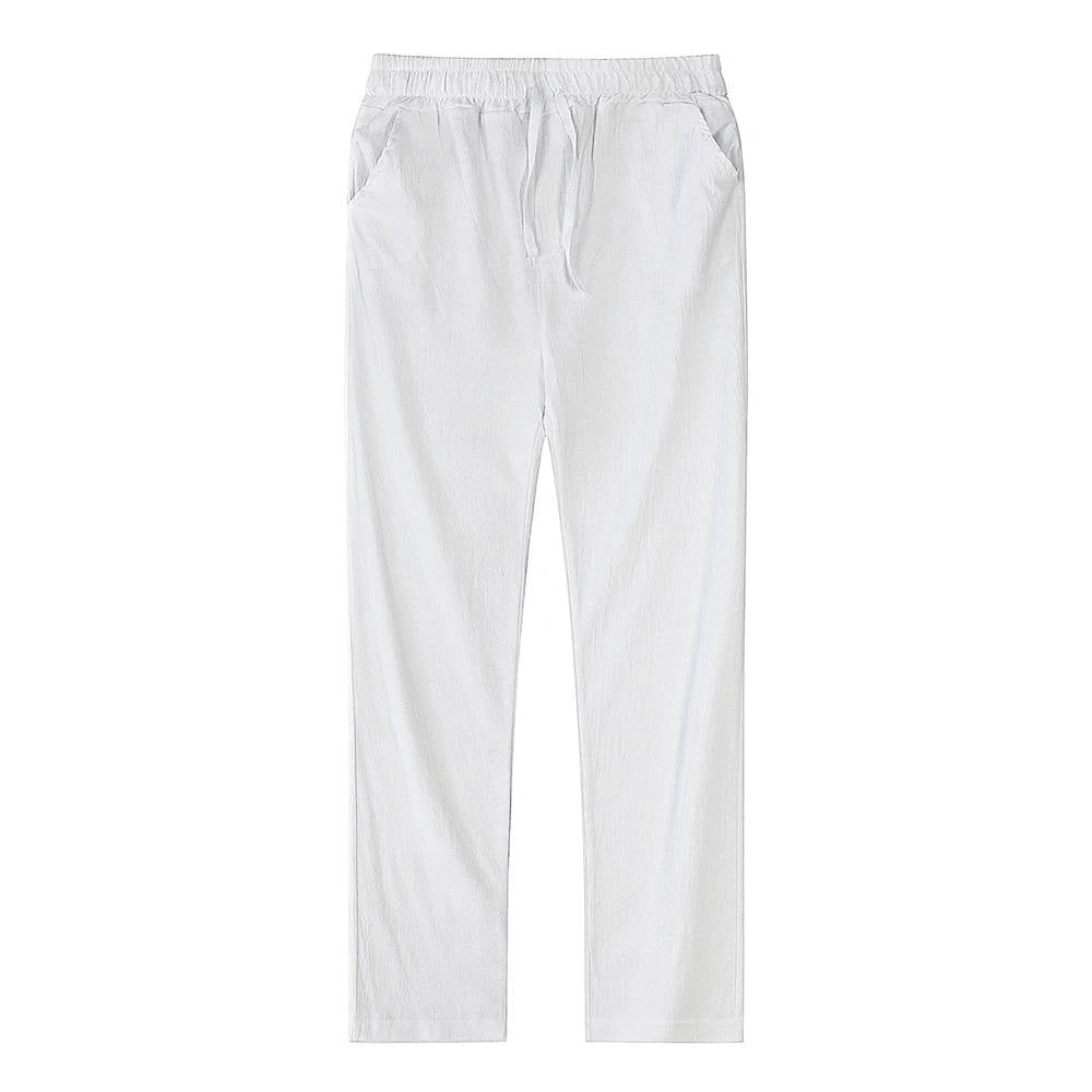 Pablo | Herren hose leicht, gerade Sommerhose mit Kordelzug