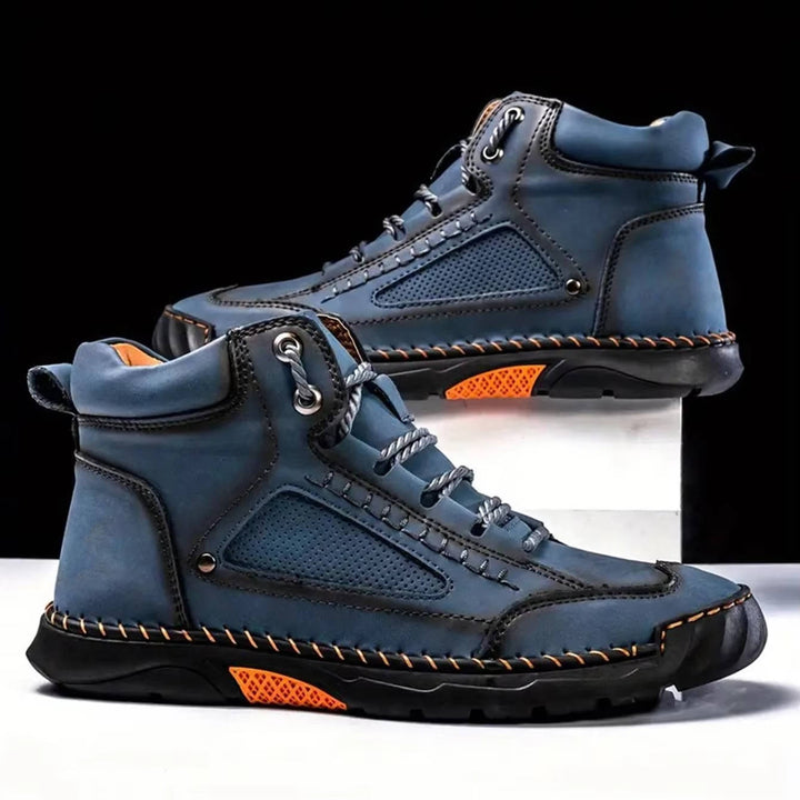 Ranger | Herren Outdoor Stiefel Leder, Schnür-Boots mit Profilsohle