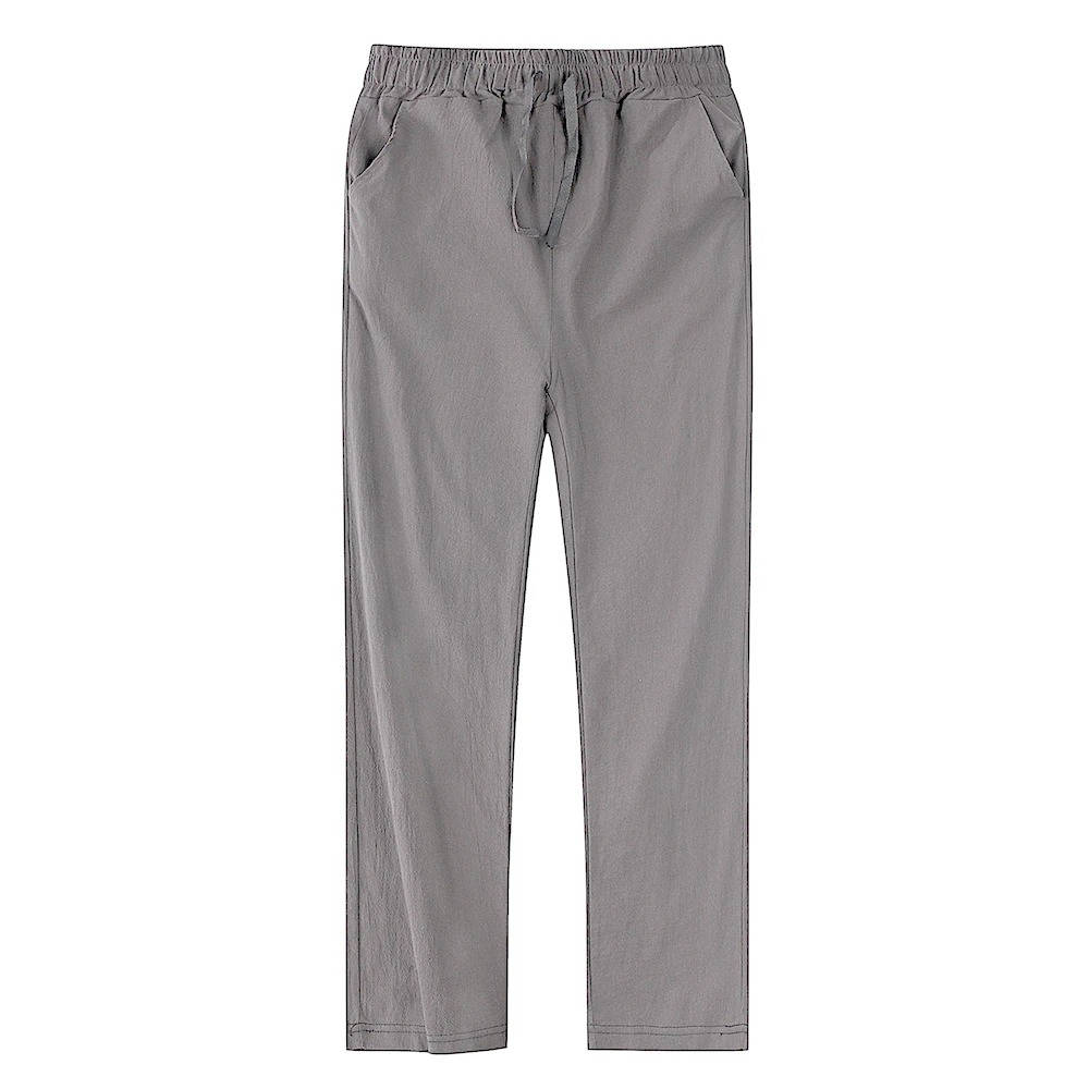 Pablo | Herren hose leicht, gerade Sommerhose mit Kordelzug