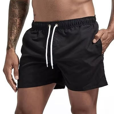 Kallo | Herren Badeshorts, Boardshorts mit Kordelzug Sommer