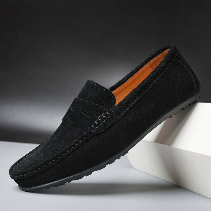 Marco | Herren Wildleder Loafer Penny Loafer Slip-on Schuhe