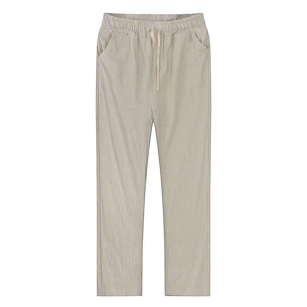 Pablo | Herren hose leicht, gerade Sommerhose mit Kordelzug