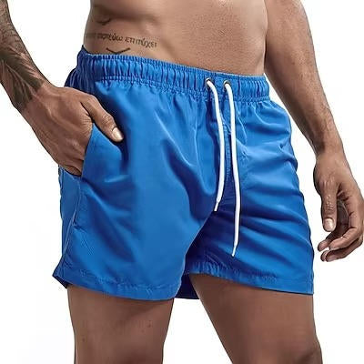 Kallo | Herren Badeshorts, Boardshorts mit Kordelzug Sommer