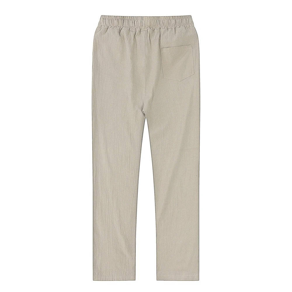 Pablo | Herren hose leicht, gerade Sommerhose mit Kordelzug