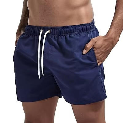 Kallo | Herren Badeshorts, Boardshorts mit Kordelzug Sommer