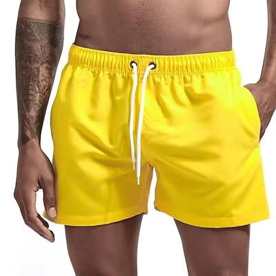 Kallo | Herren Badeshorts, Boardshorts mit Kordelzug Sommer