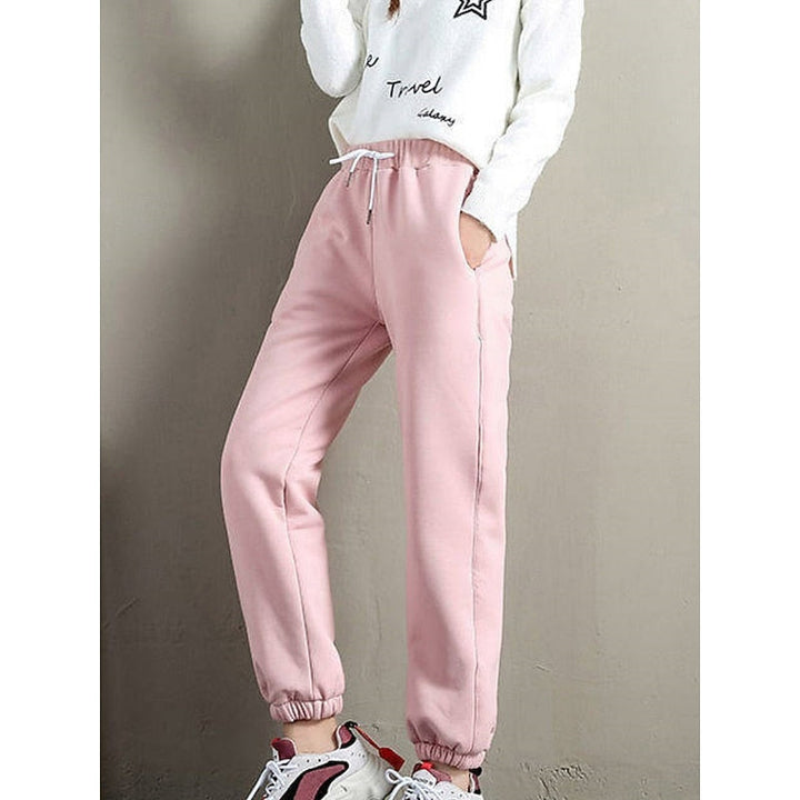 Sylvara | Damen Gefütterte Jogginghose High-Waist