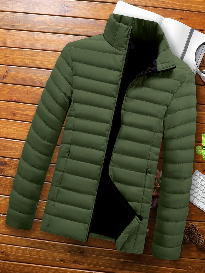 Edvald | Herren Leichte Steppjacke Winterjacke - Mustard - Image 22