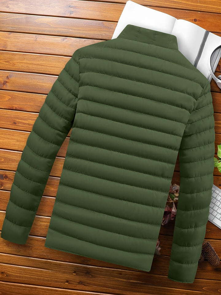 Edvald | Herren Leichte Steppjacke Winterjacke - Mustard - Image 23