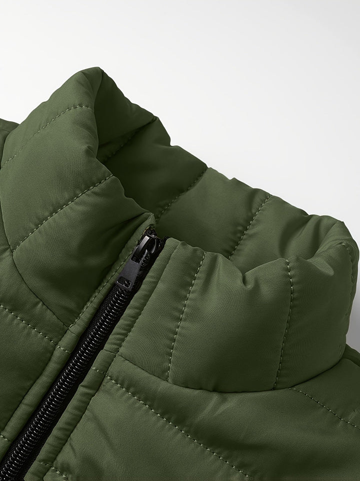 Edvald | Herren Leichte Steppjacke Winterjacke - Mustard - Image 24
