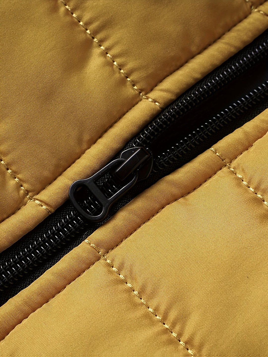 Edvald | Herren Leichte Steppjacke Winterjacke - Mustard - Image 5