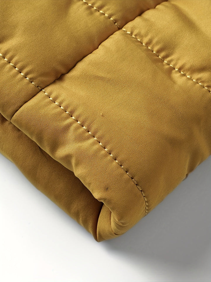 Edvald | Herren Leichte Steppjacke Winterjacke - Mustard - Image 8