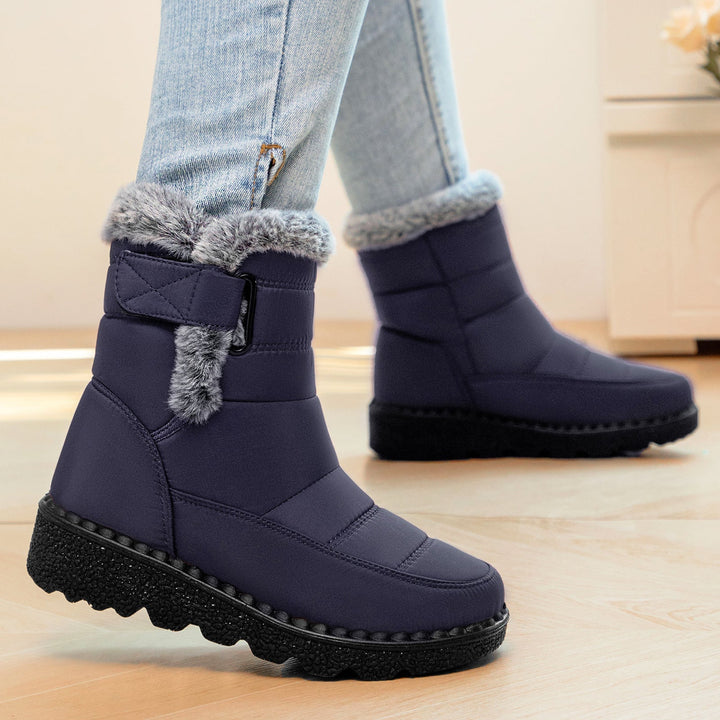 Eldborg | Damen Winterstiefel Wasserdicht Warm - Navy - Image 1