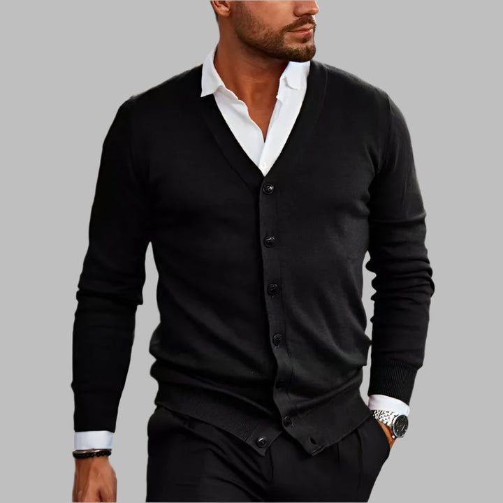Jelo | Herren jacke V-Ausschnitt Cardigan Herren Frühling