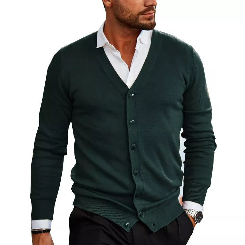 Jelo | Herren jacke V-Ausschnitt Cardigan Herren Frühling