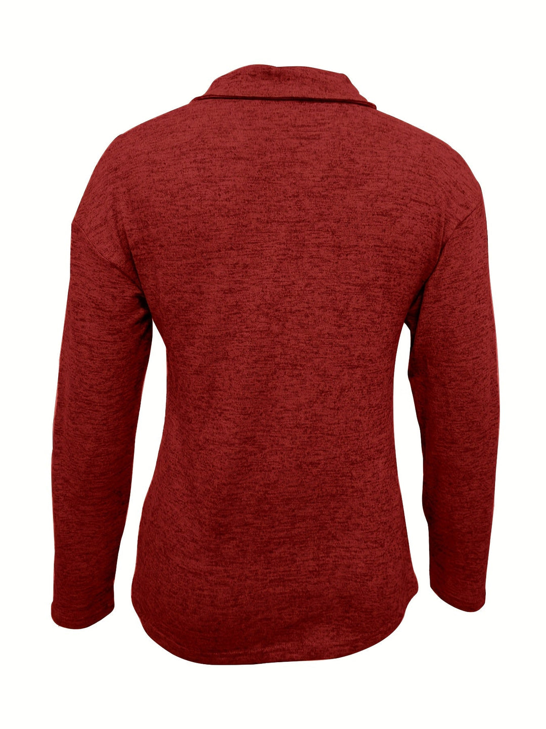 Tara | Damen Half-Zip Pullover Langarm Casual Oberteil Polo