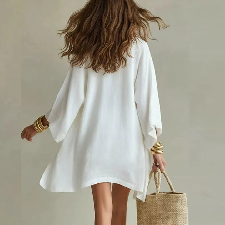 Felizitas | Damen V-Ausschnitt 3-teiliges Set - White - Image 3