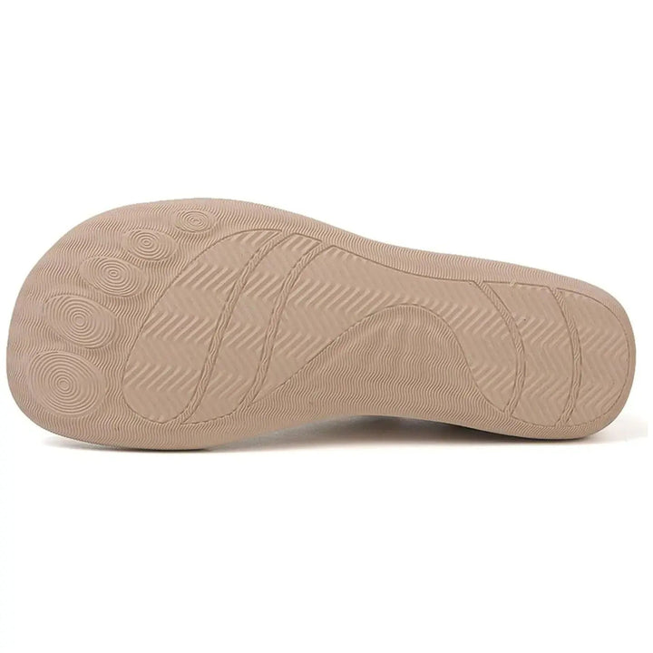 Fennja | Damen Barfuß Sneaker mit Schnellverschluss - Light Grey - Image 11