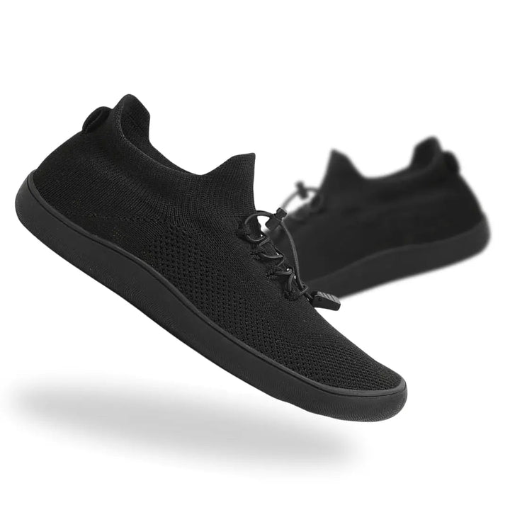 Fennja | Damen Barfuß Sneaker mit Schnellverschluss - Light Grey - Image 13