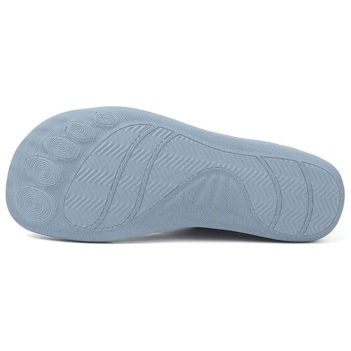 Fennja | Damen Barfuß Sneaker mit Schnellverschluss - Light Grey - Image 23