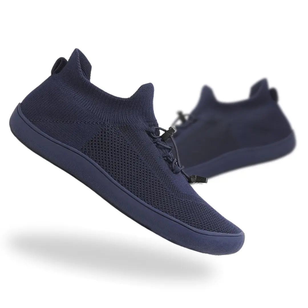 Fennja | Damen Barfuß Sneaker mit Schnellverschluss - Light Grey - Image 25