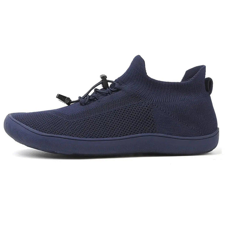 Fennja | Damen Barfuß Sneaker mit Schnellverschluss - Light Grey - Image 26
