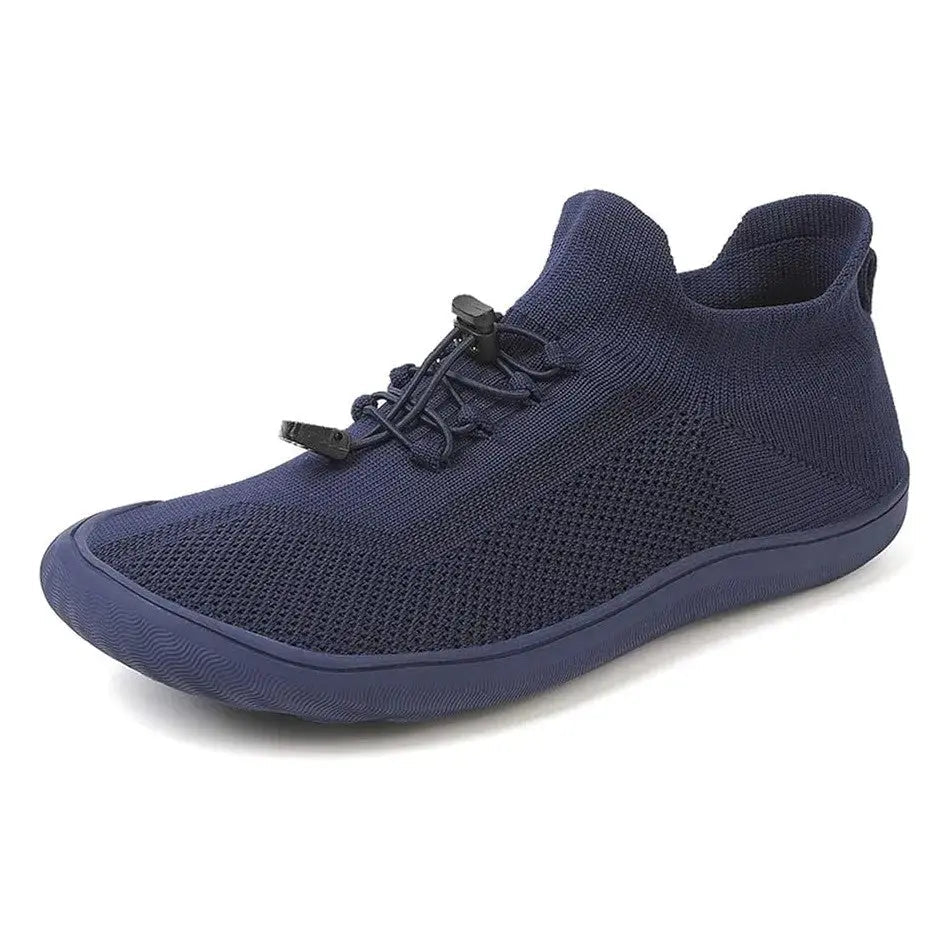 Fennja | Damen Barfuß Sneaker mit Schnellverschluss - Light Grey - Image 27